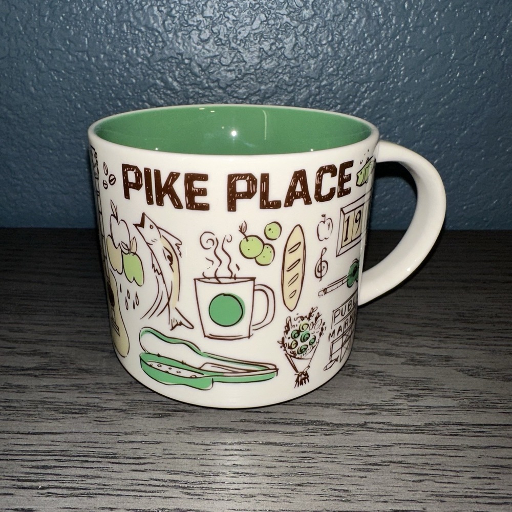Starbucks Pike Place Seattle Been There Series Collection 14oz Coffee Mug 2019